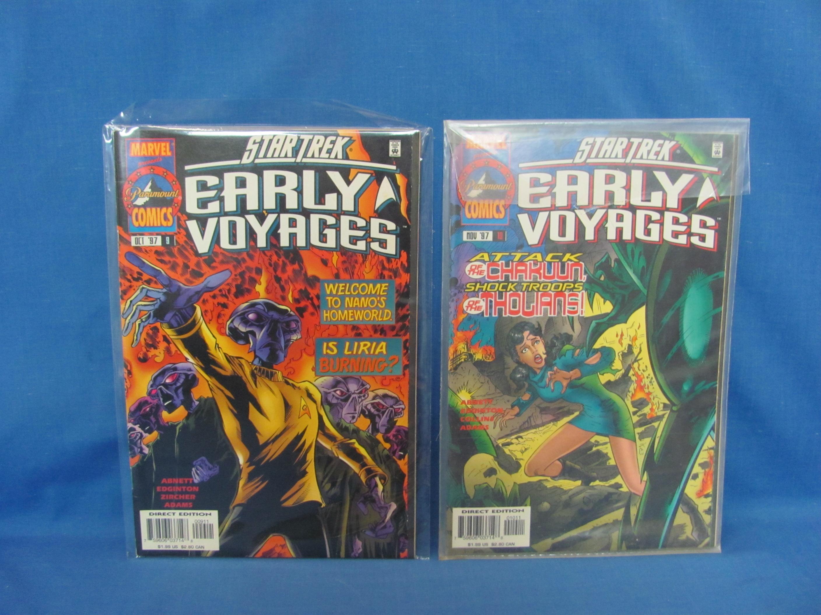 Marvel Star Trek Early Voyages Comic Books (17) – 1997-1998 – Issues 1-17