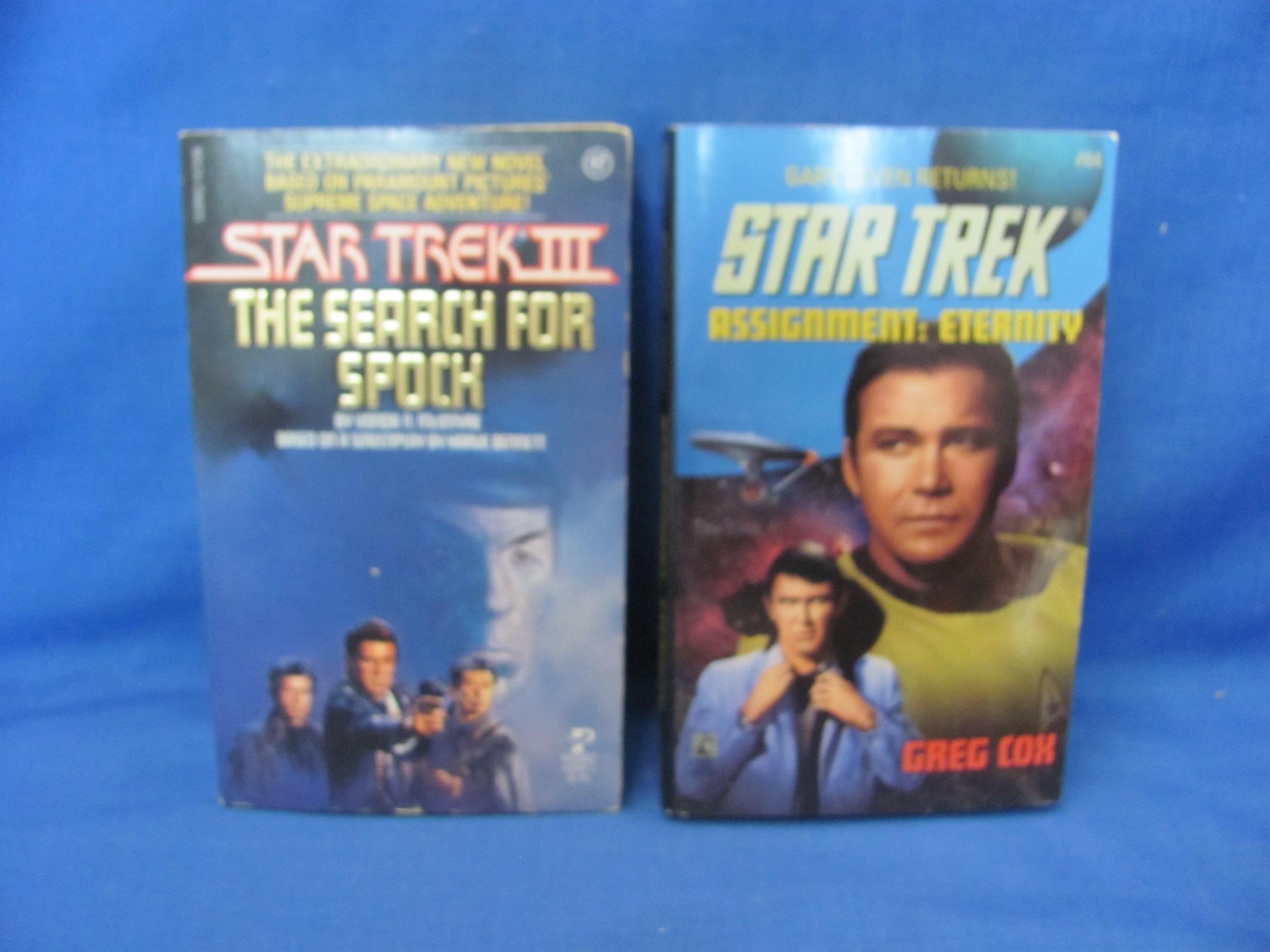 Star Trek Paperback Books (10) – As Shown