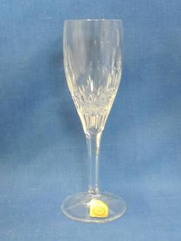 Set of 6 Lead Crystal Stemmed Glasses – Bleikristall – Made in Germany – 6 3/4” tall