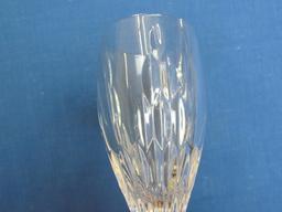 Set of 6 Lead Crystal Stemmed Glasses – Bleikristall – Made in Germany – 6 3/4” tall