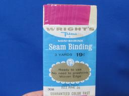 Lot of Seam Binding – Hemming Tape – Bias Tape – Etc...