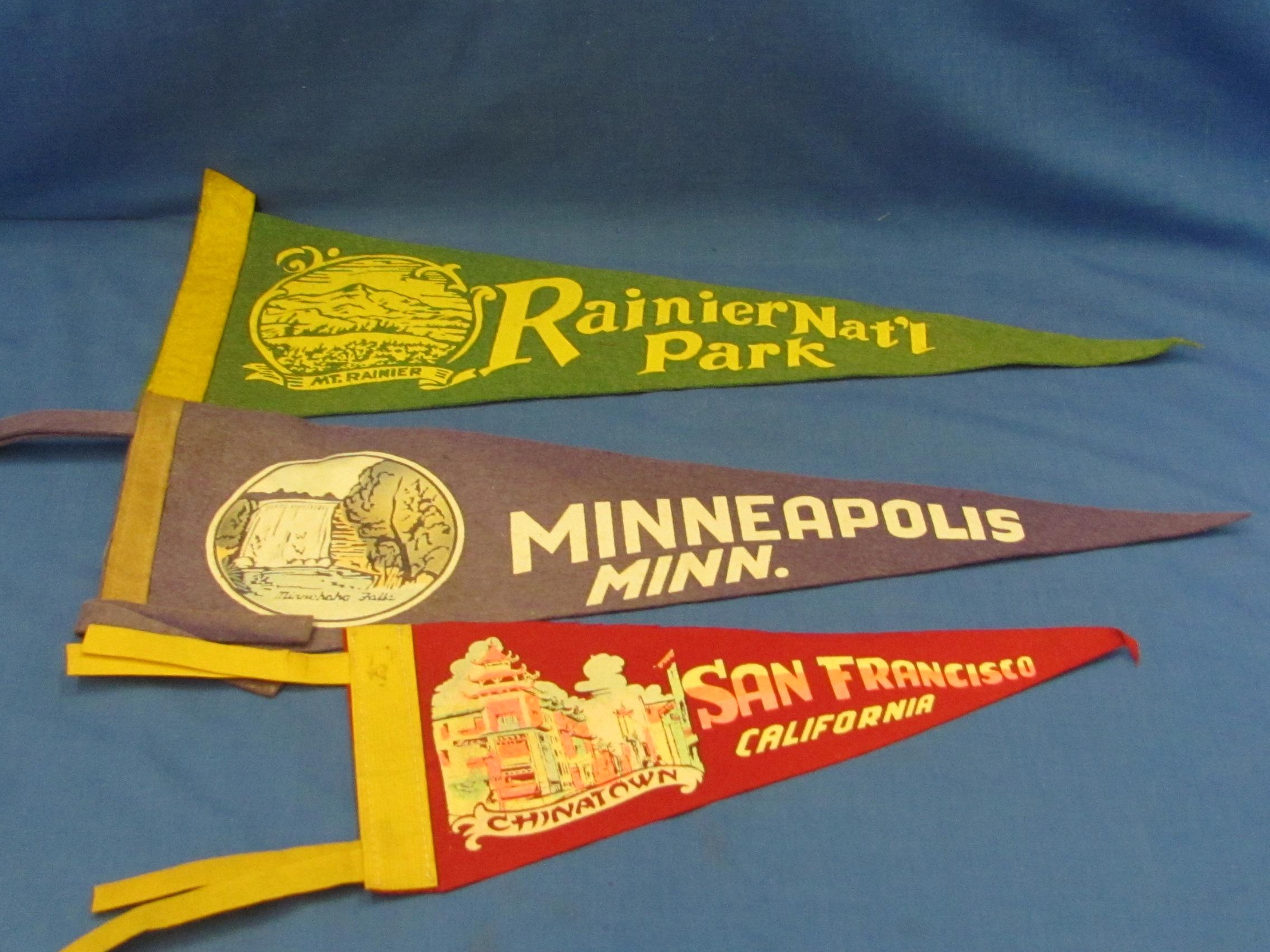 Sports & Souvenir Pennants (40) – 91 Twins – 91 Northstars – Strikers – Royals & Others