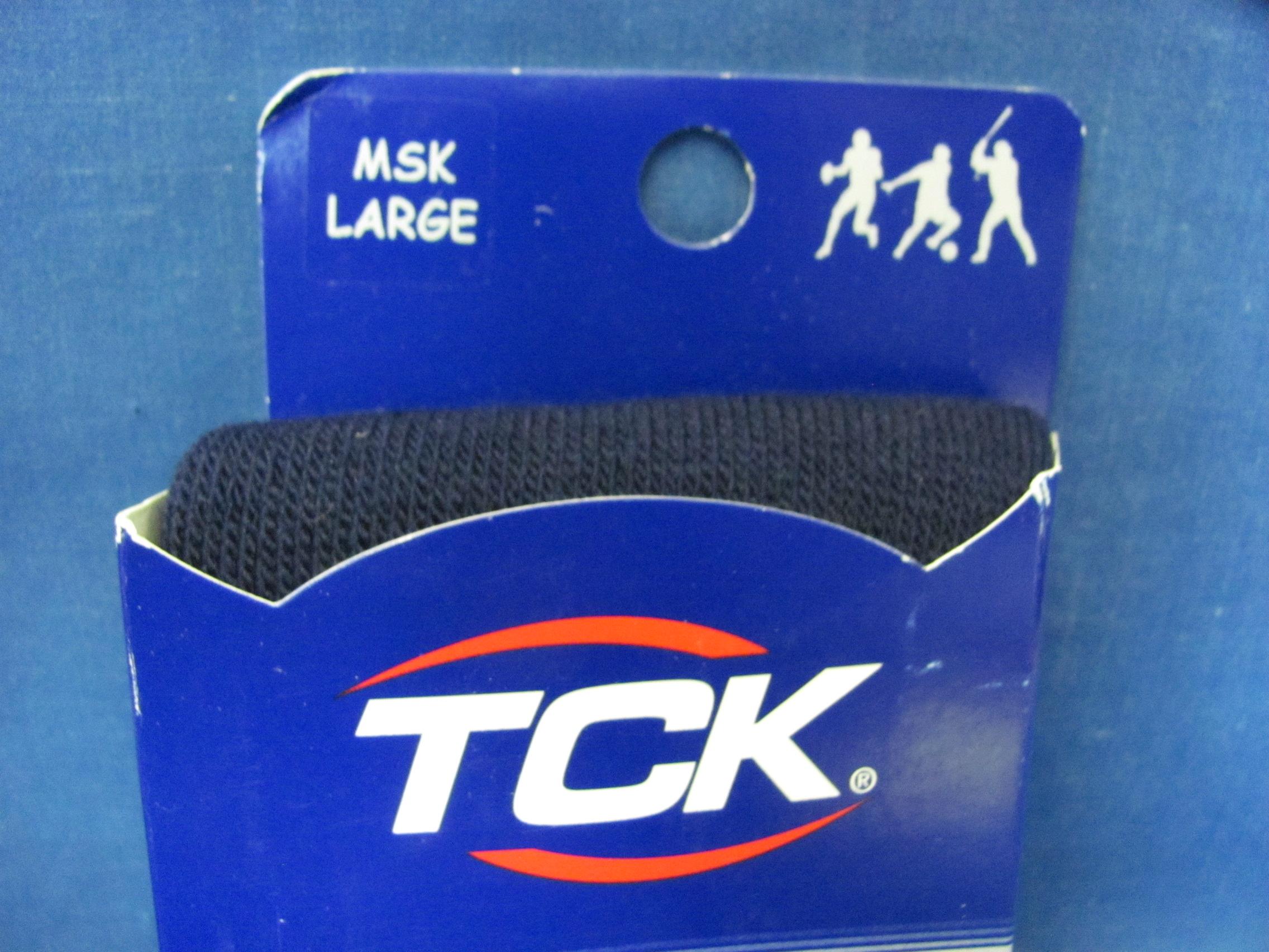 TCK Blue Multi-Sport Socks (3) – New – Large - As Shown