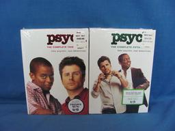 Psych DVD Sets (4) – Season 1-3 & Season 5 – All Sealed – As Shown
