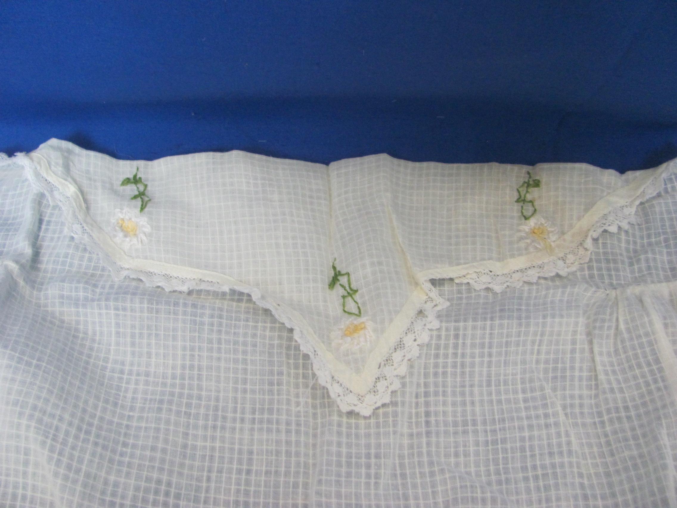 12 Vintage Half Aprons: Sheer – Crocheted – Gingham & more – 1 with Tiny Bible Charm