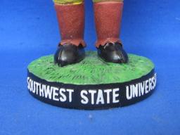 Bobblehead – Southwest State University – Mustangs Stanger #1 – 7 1/4” tall – good condition