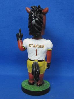 Bobblehead – Southwest State University – Mustangs Stanger #1 – 7 1/4” tall – good condition