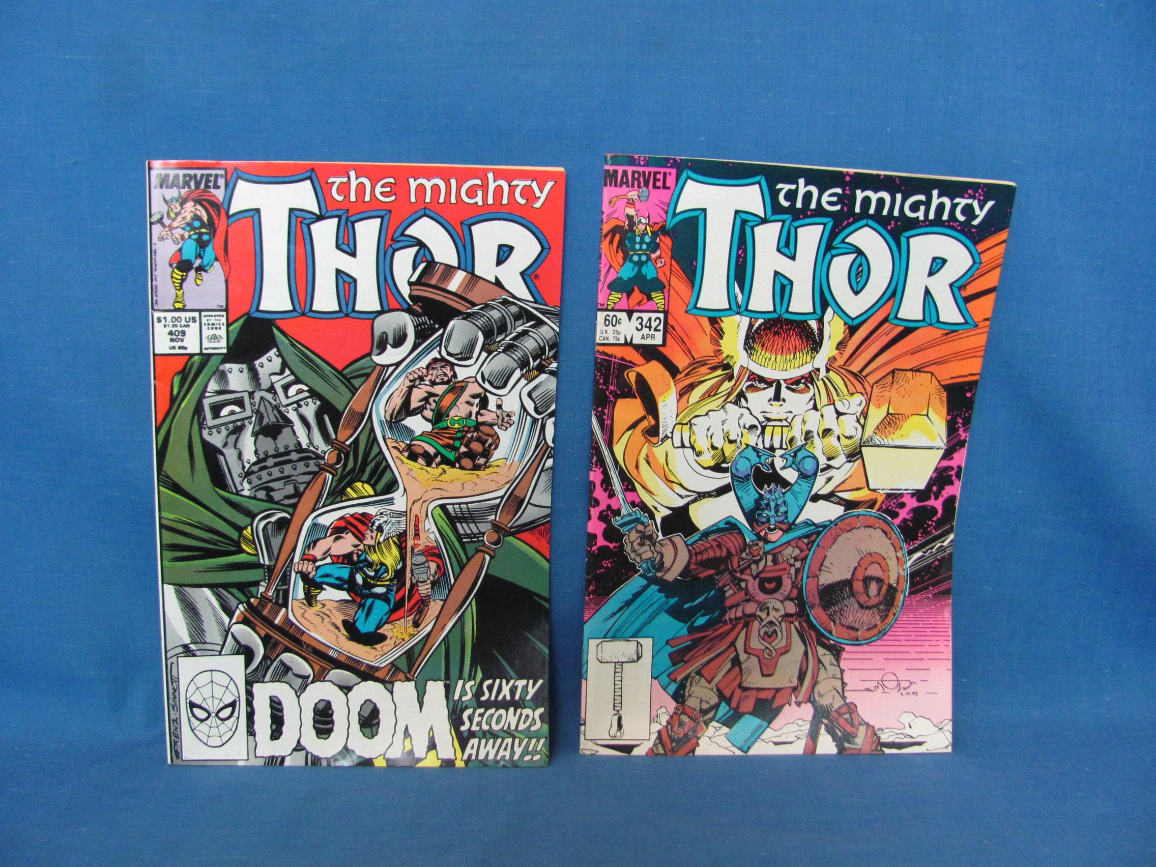 Marvel Comic Books (11) – 1984-1990's – Thor – Spider Man & Others