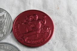 1981 Lot of 3 Krewe of Icarius New Orleans Mardi Gras Tokens Dubloons