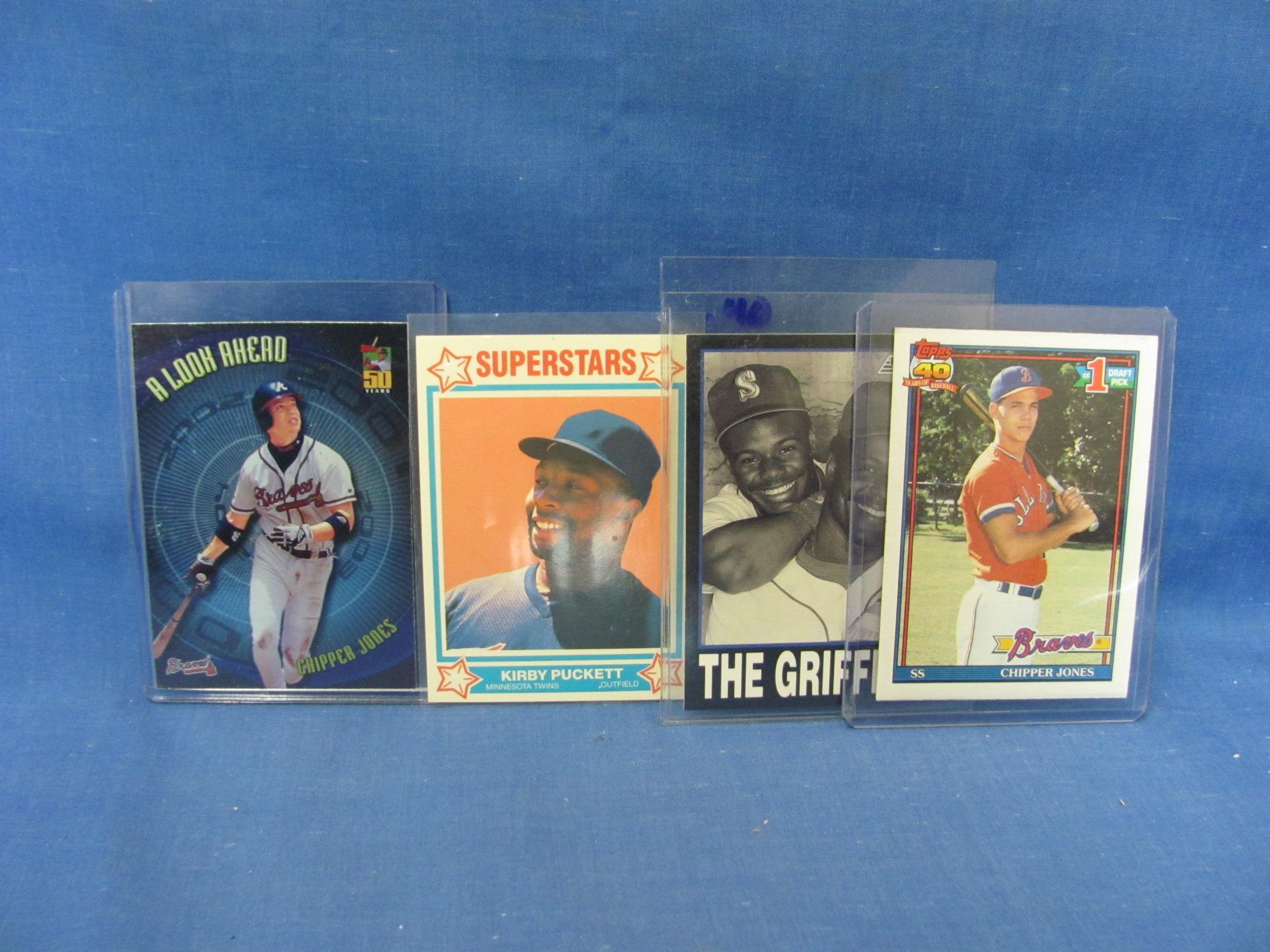 Baseball Cards (32) – Hockey (2) & Football (1) – 1962-2000's – Majority Super Stars