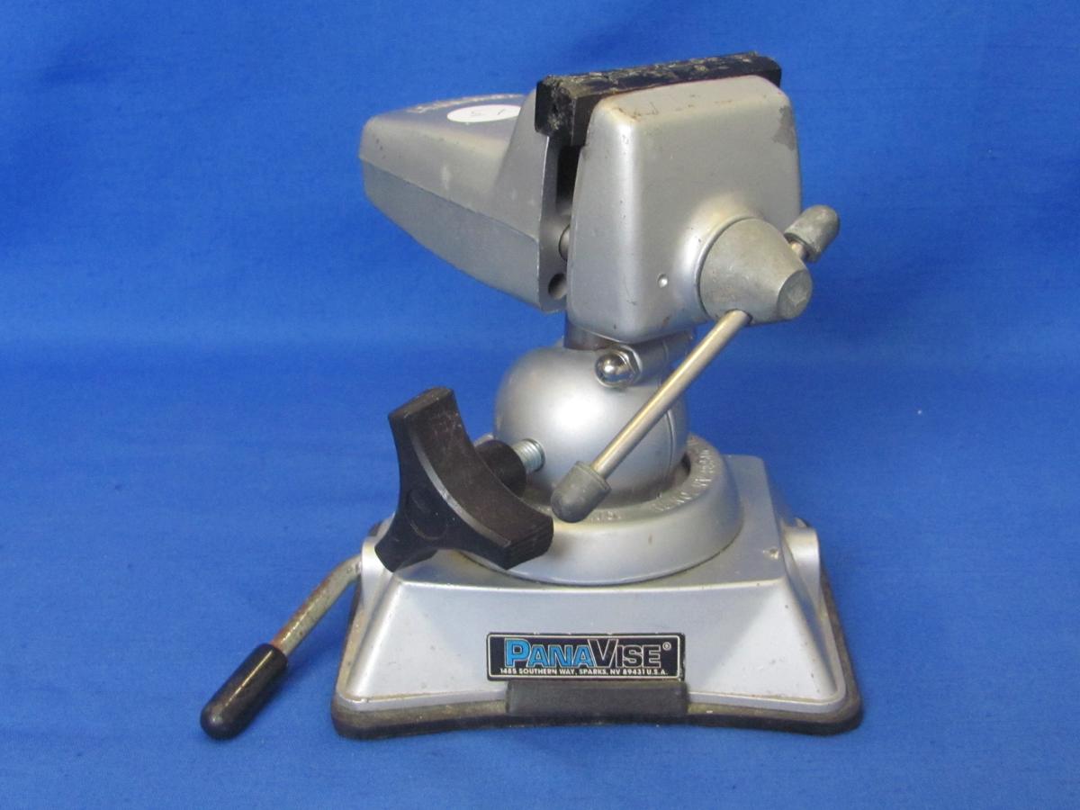 Panavise – Multi Angle Vise with Suction Base – 6” tall – Patent # from 1959