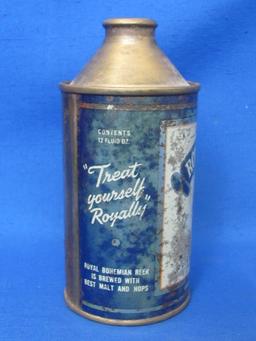 Steel Cone Top Beer Can “Royal Bohemian Beer” - Duluth, Minn.