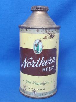 Steel Cone Top Beer Can “Northern Beer” - Superior, Wisconsin “It's Superior”