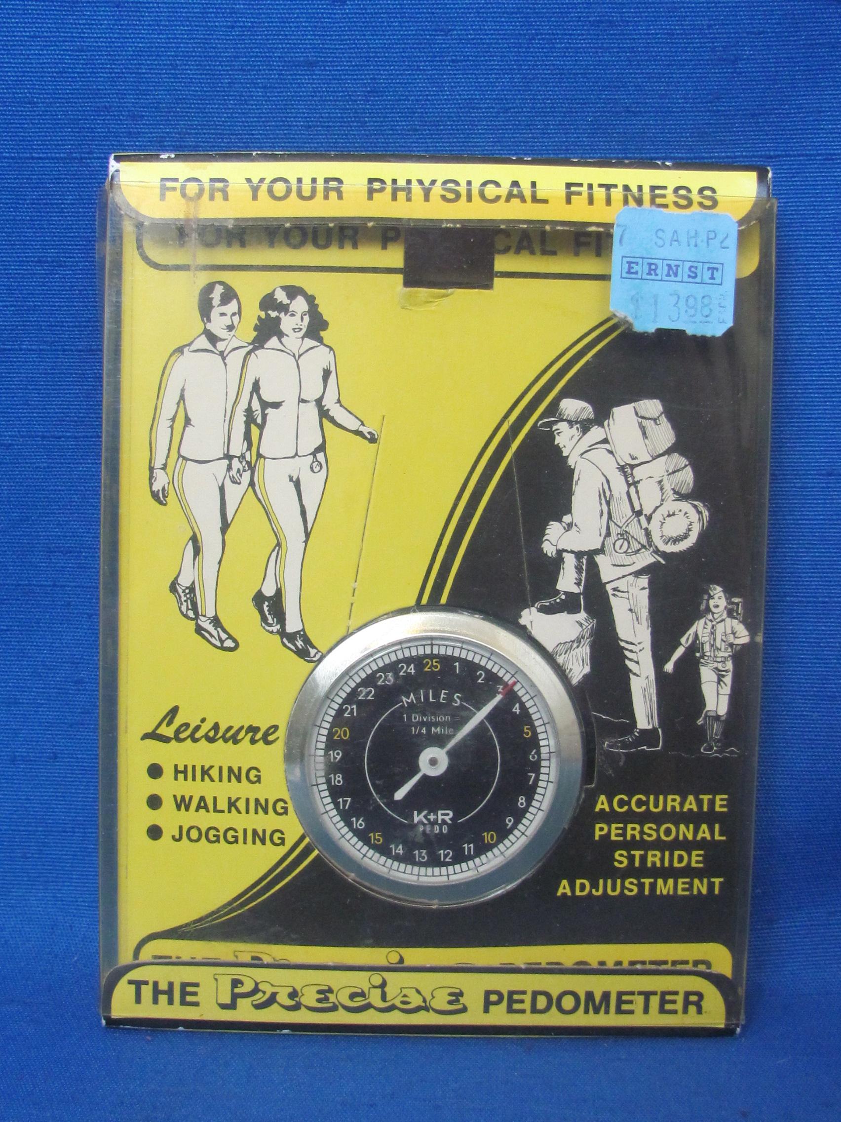 Vintage Pedometer – New in Package – Made in Germany – Printed in West Germany