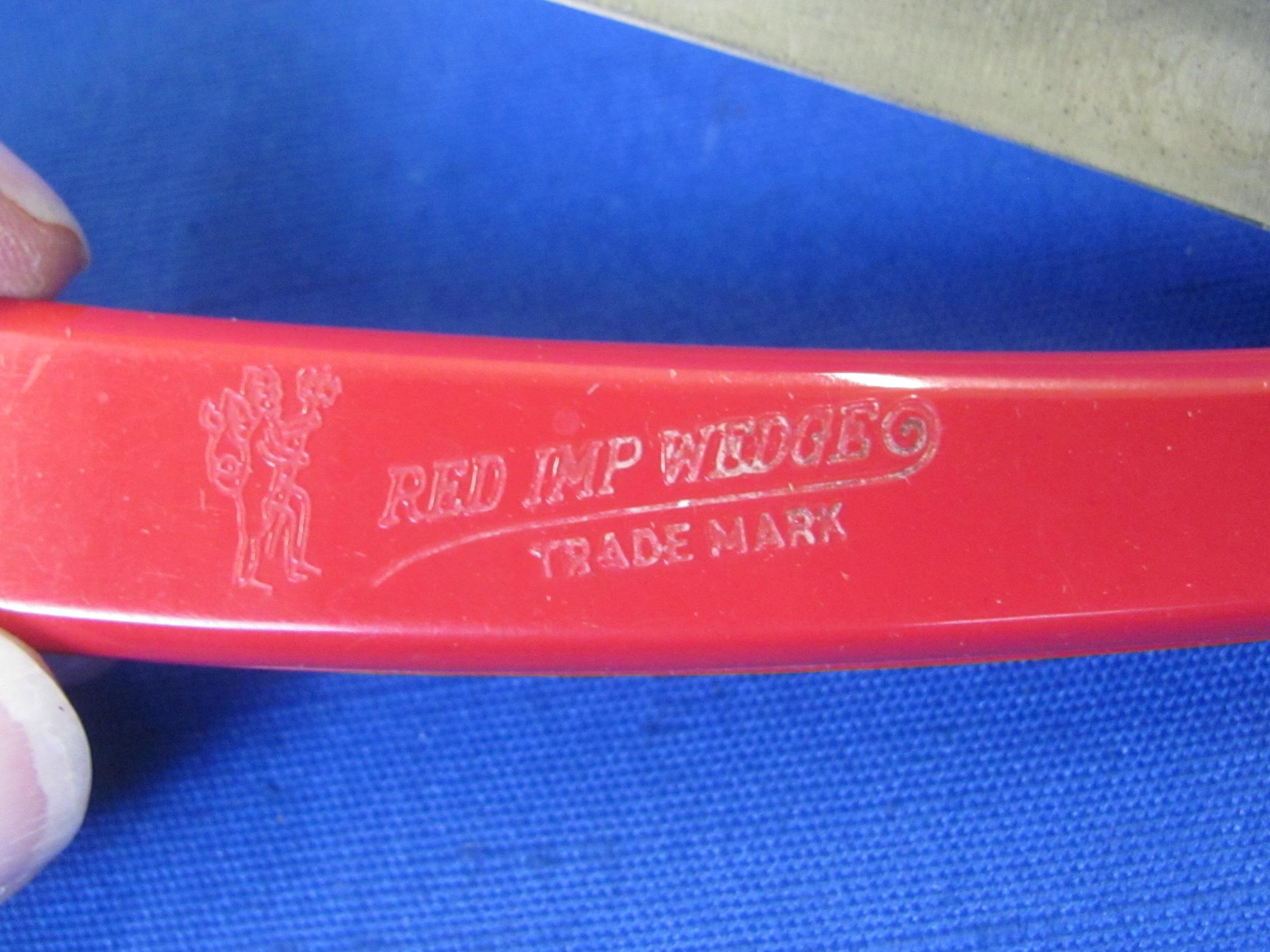 “Red Imp” Straight Razor with Genco Case – Marked “Made in USA by Case”