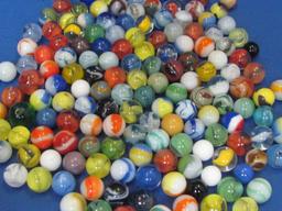 Mixed Lot of 150+ Glass Marbles