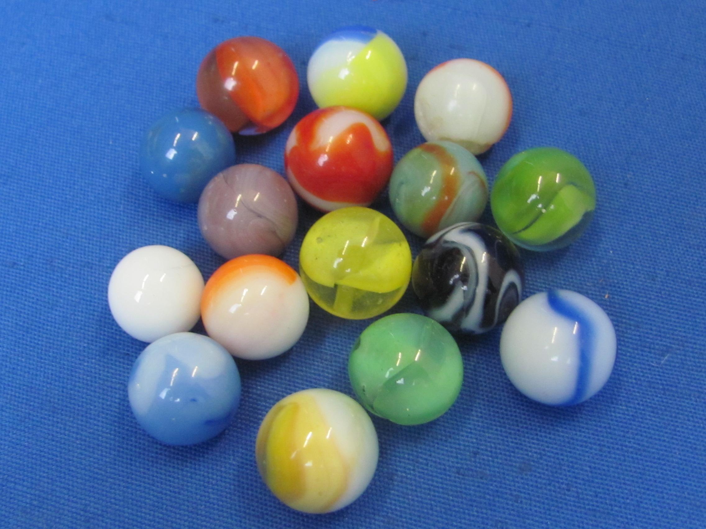 Mixed Lot of 150+ Glass Marbles