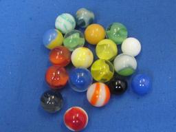 Mixed Lot of 150+ Glass Marbles