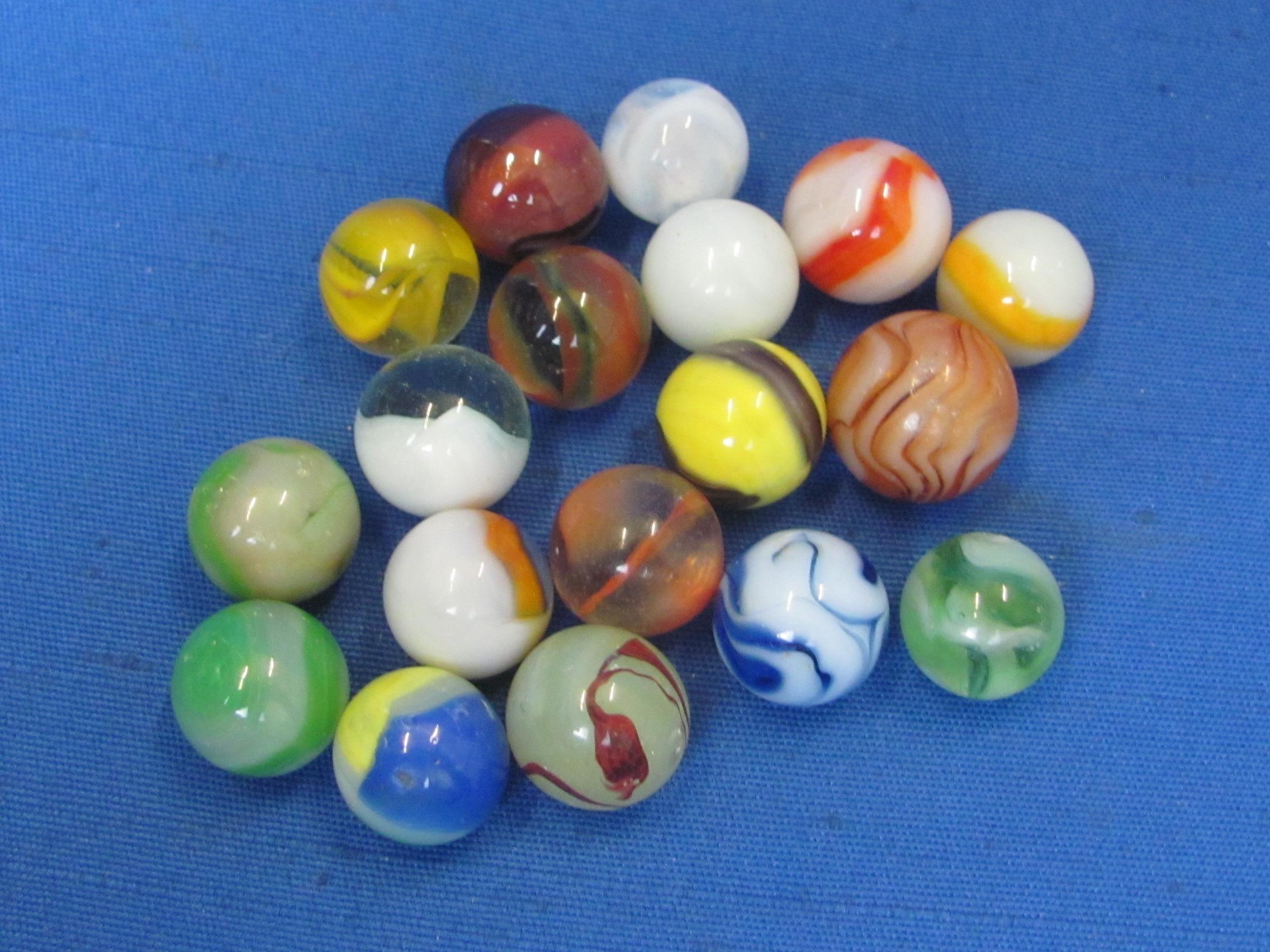 Mixed Lot of 150+ Glass Marbles