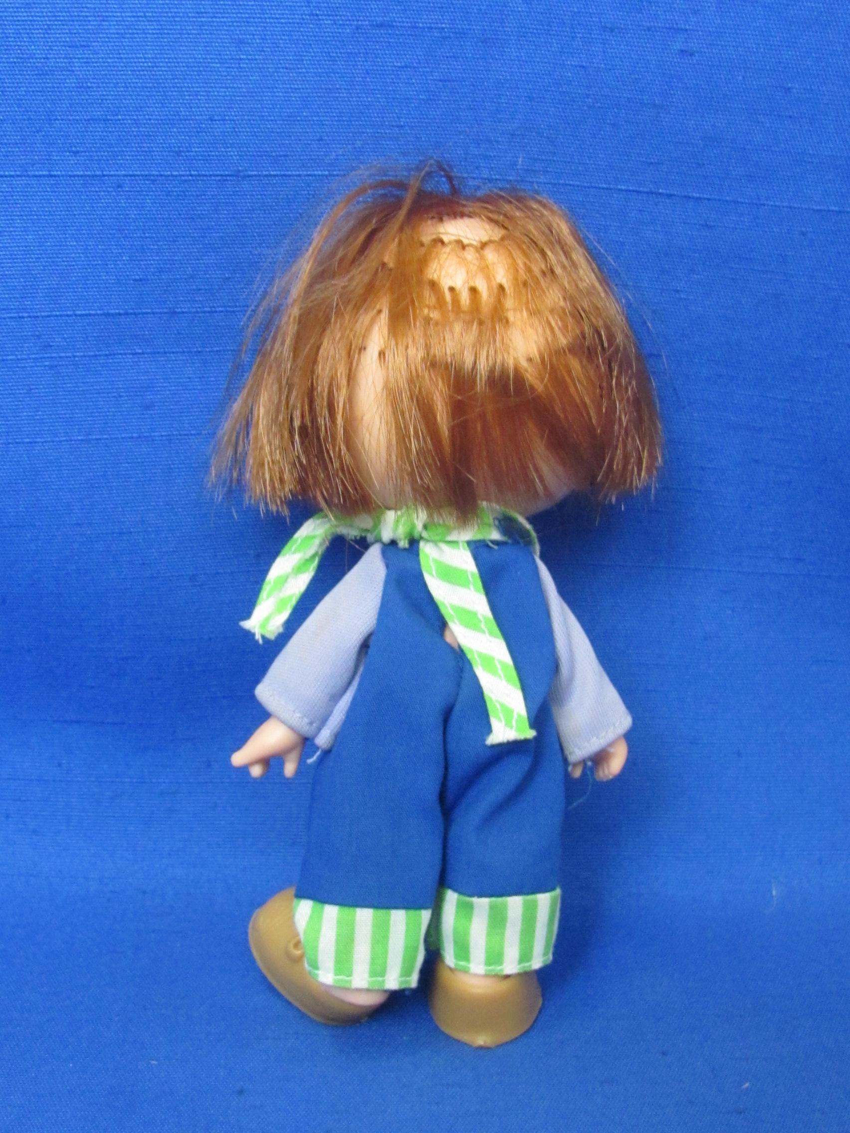 Huckleberry Pie Doll with Pupcake & Comb – 1980s – About 5 1/4” tall