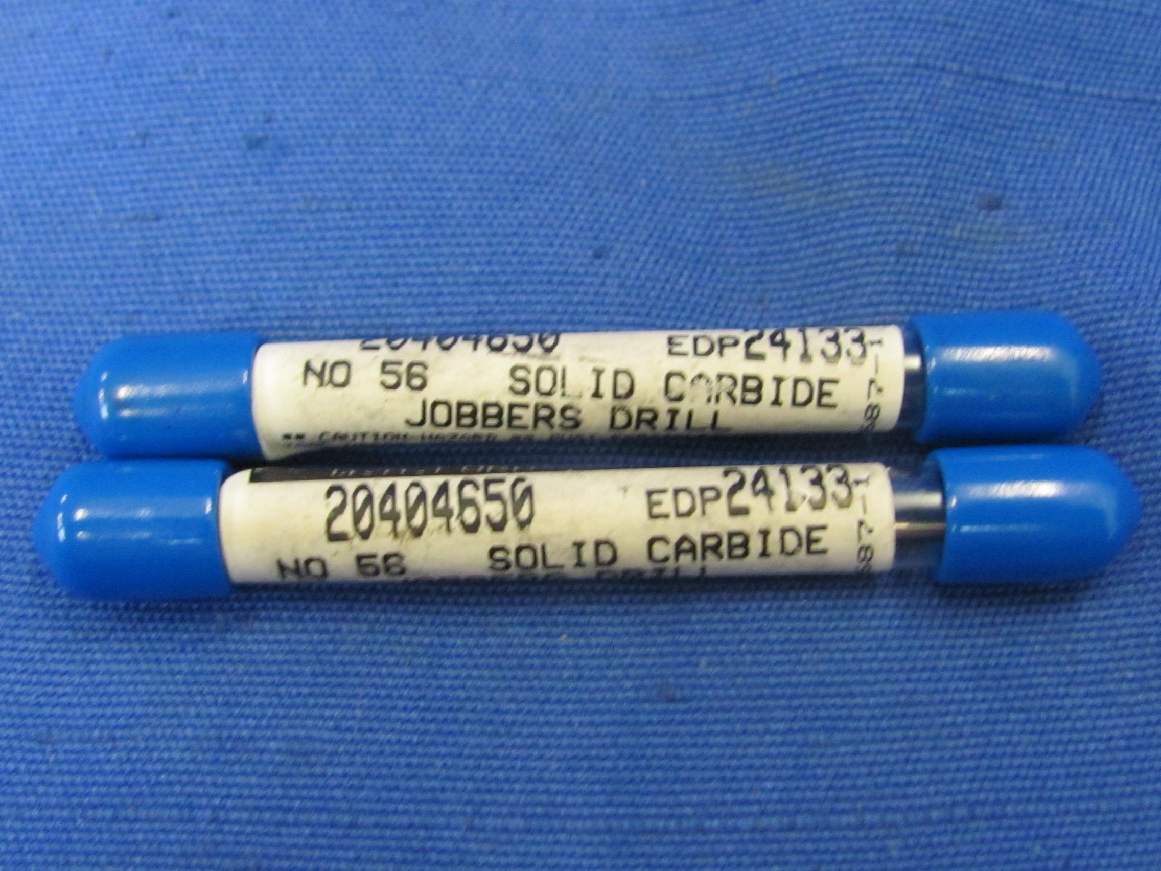 M.A. Ford No: 56 Solid Carbide Jobbers Drill Lot Of 2