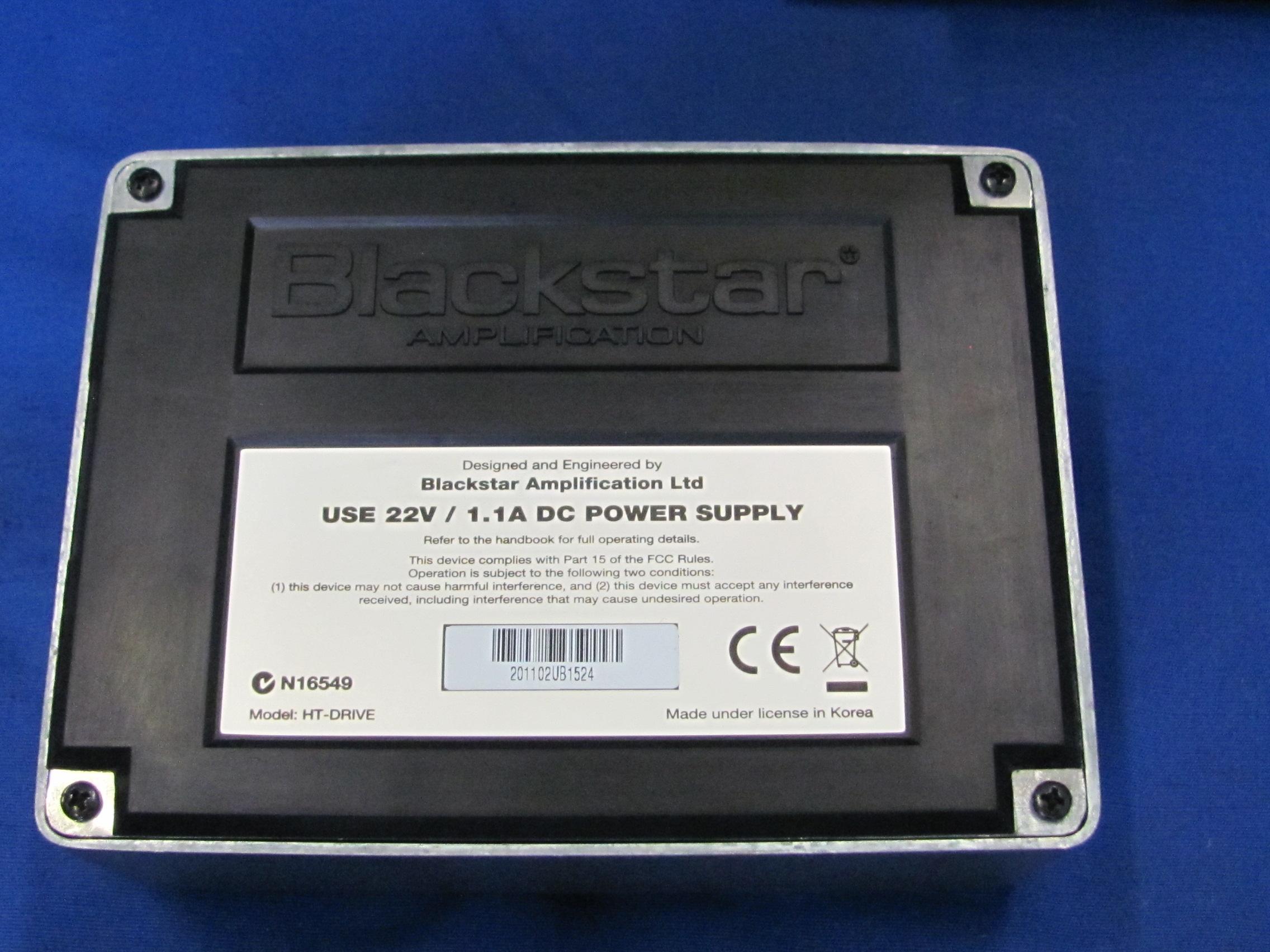 Blackstar HT-Drive Pure Valve Overdrive