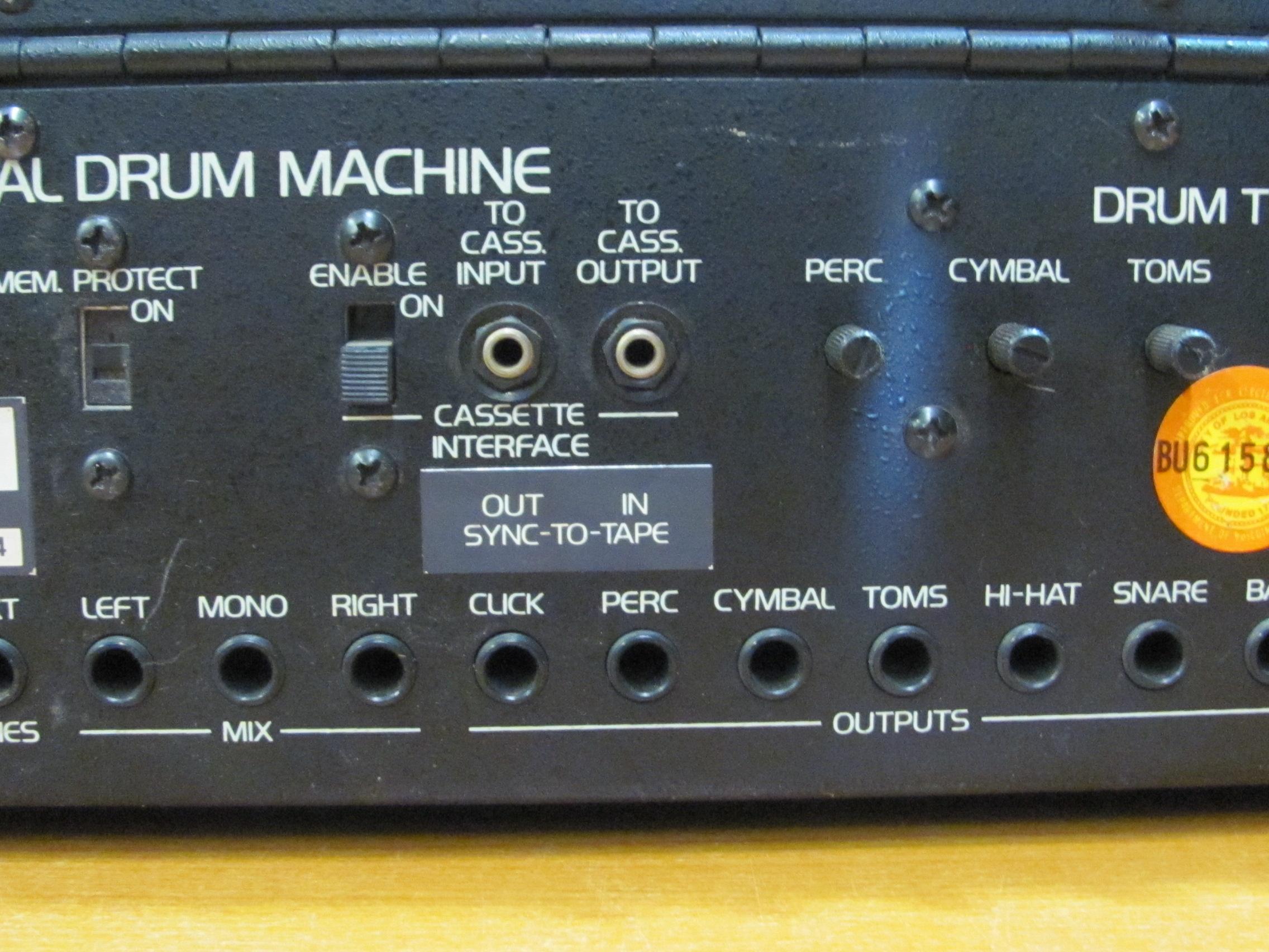 Oberheim DX Drum Machine