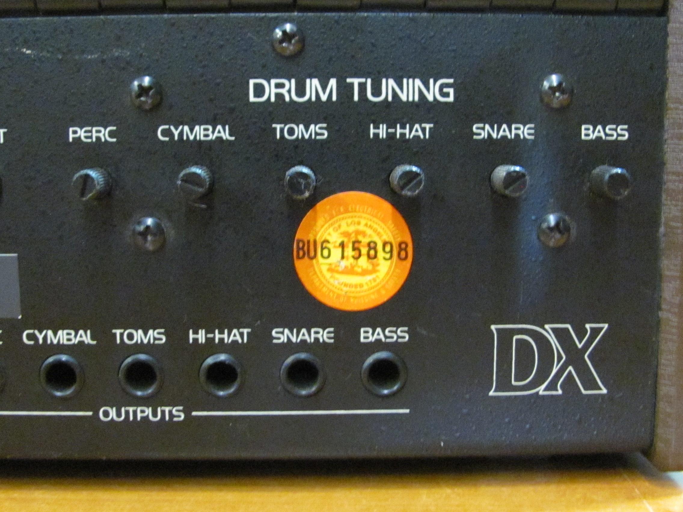 Oberheim DX Drum Machine