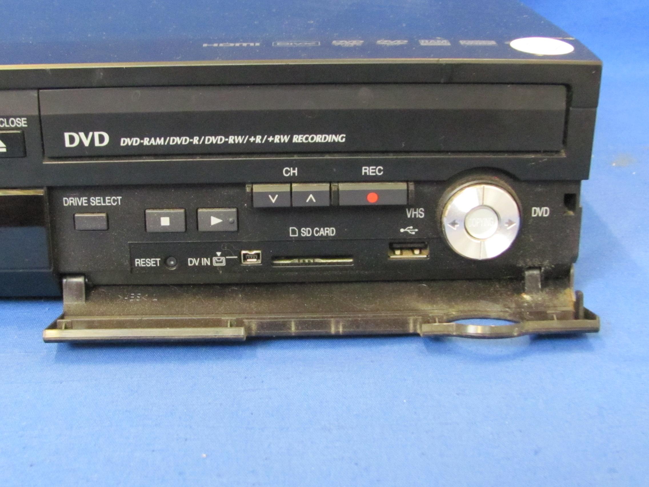 Panasonic VHS/DVD Digital Tuner/Recorder Model DMR-EZ48V