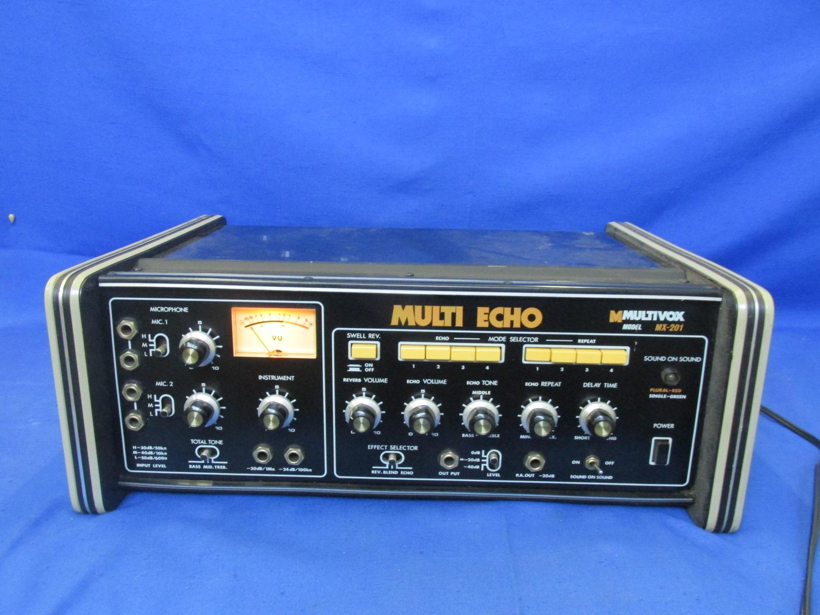 Multivox Multi Echo MX-201 – Tested & Works Extra Continuous Tape In Chamber -