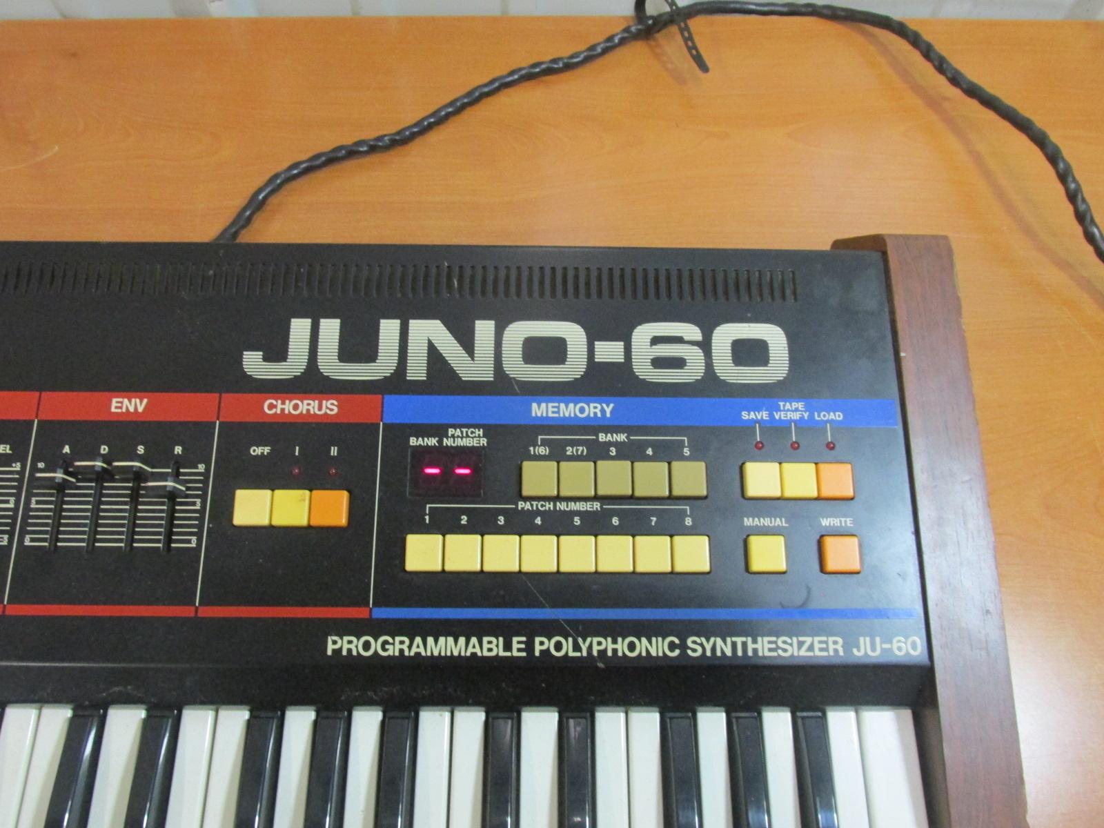 Roland Juno-60 Programmable Polyphonic Synthesizer – Tested And Works -