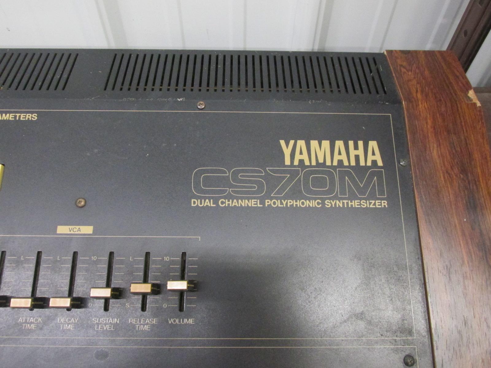 Yamaha CS70M Dual Channel Polyphonic Synthesizer -