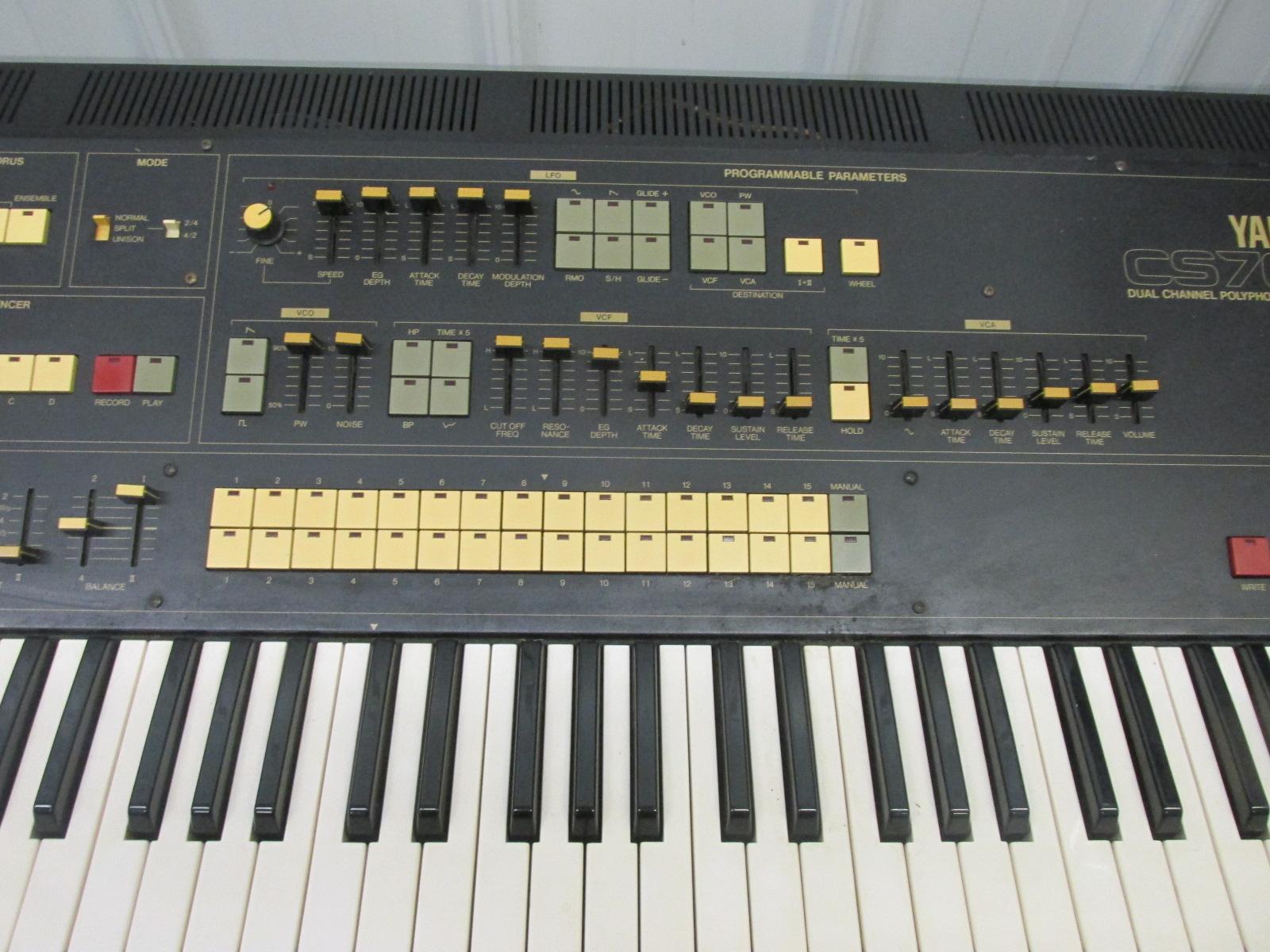 Yamaha CS70M Dual Channel Polyphonic Synthesizer -