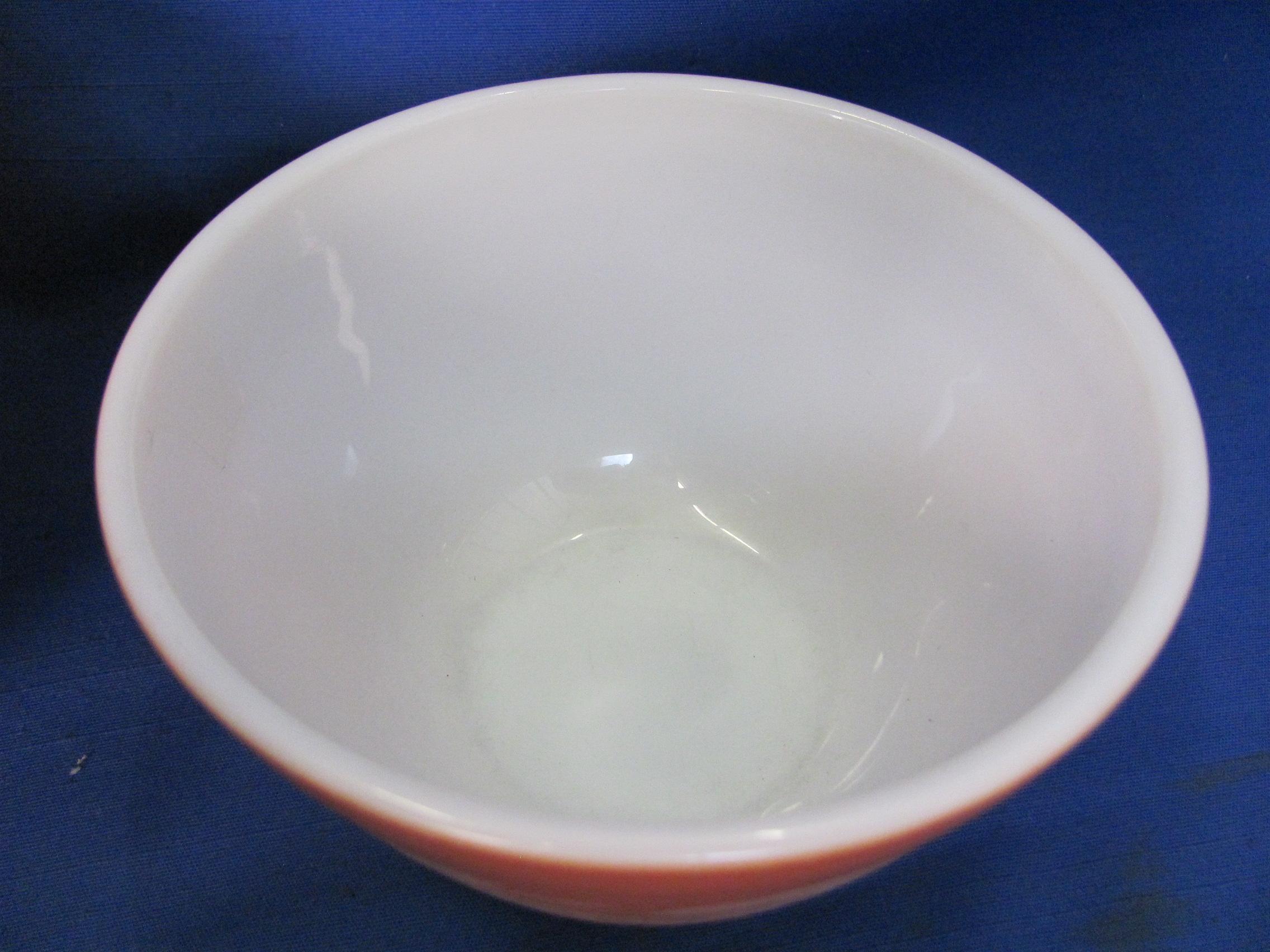 Pyrex Autumn Harvest Wheat Orange 2.5 L Nesting Mixing Bowl & 401 Bowl 750ml