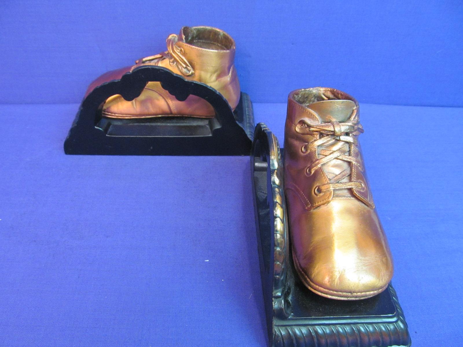 Vintage Shoes Bookend