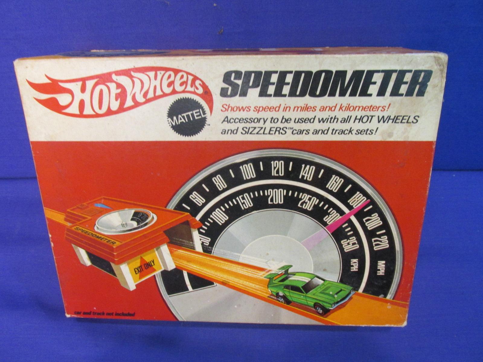 Hot Wheels Red Line Speeddometer Track Accessory in sealed box © 1969