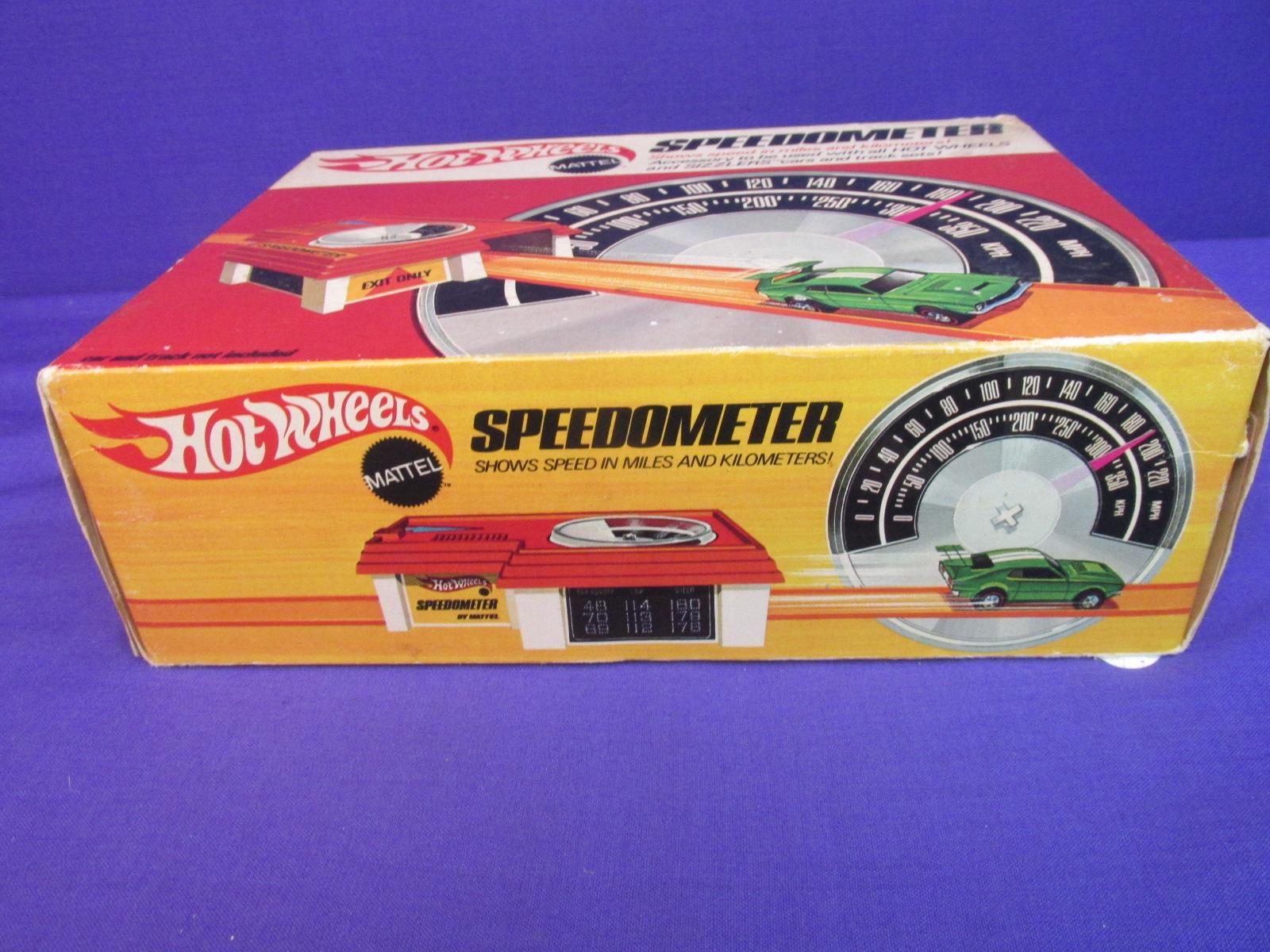 Hot Wheels Red Line Speeddometer Track Accessory in sealed box © 1969