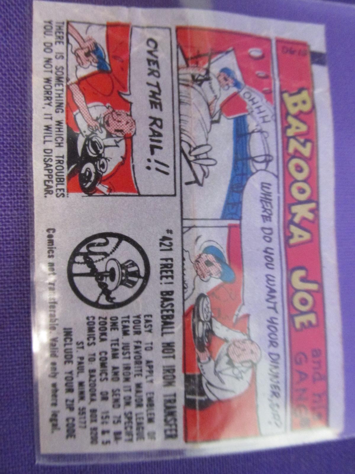 2 Vintage Bazooka Joe Bubble Gum Comics