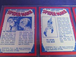 Lot of 6, “30th Anniversary” SPIDERMAN cards