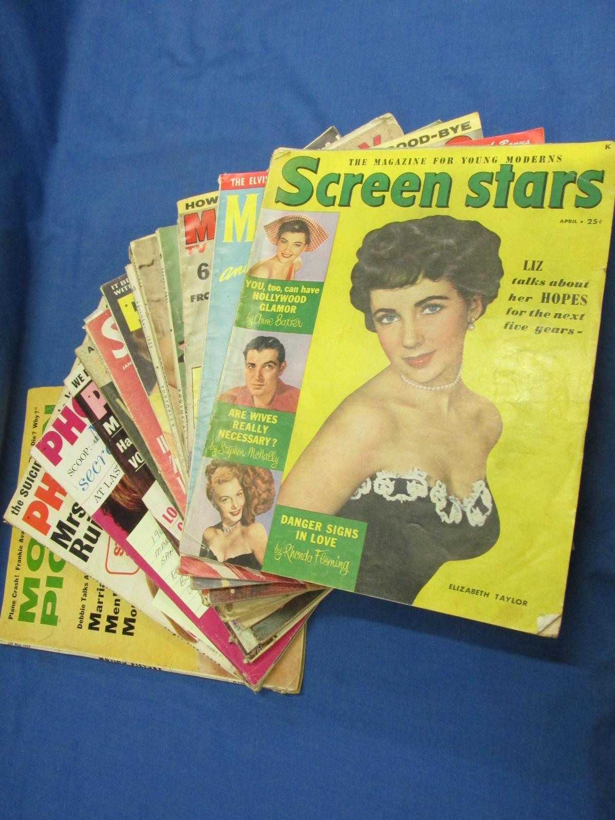 16 Vintage Movie Star Magazines