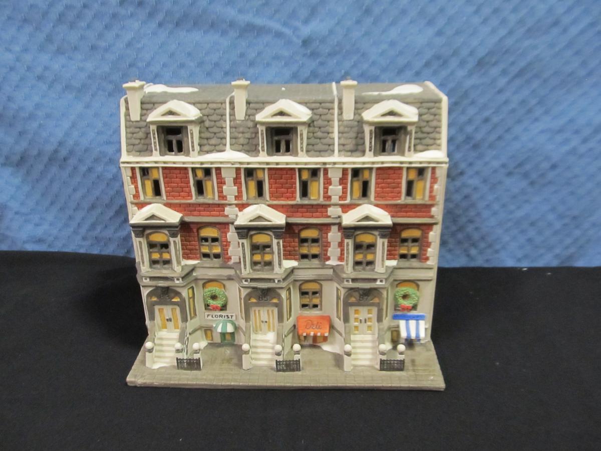 Dept 56 Christmas in the City Series- “Sutton Place Brownstones”