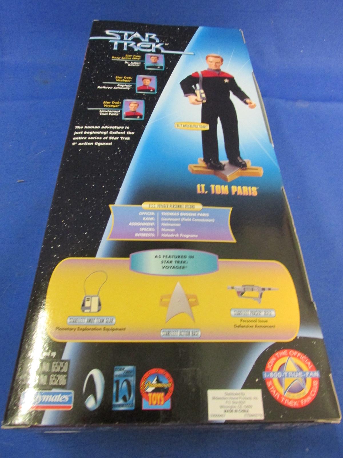 Star Trek – 9” Figure – NIB -  Warp Factor Series 2 – Lt. Tom Paris