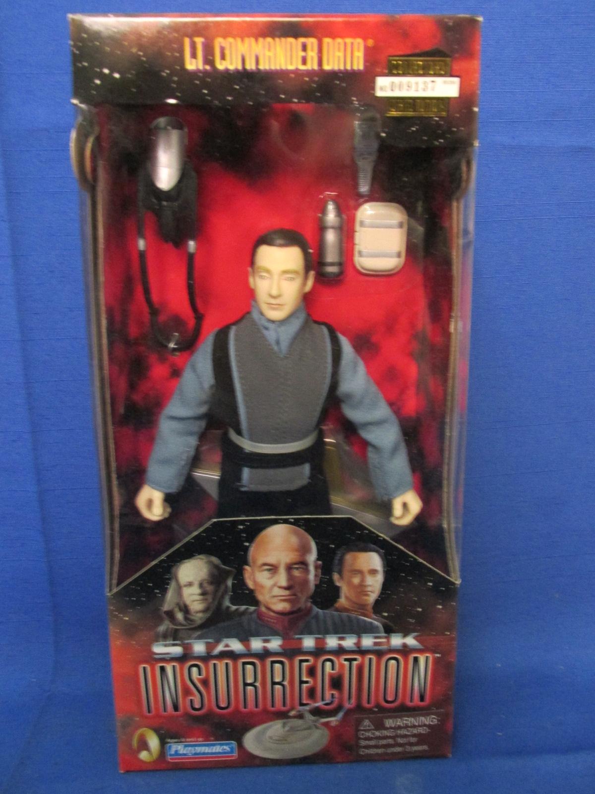 Star Trek The Insurrection 9” Figure NIB  –Lt. Commander Data