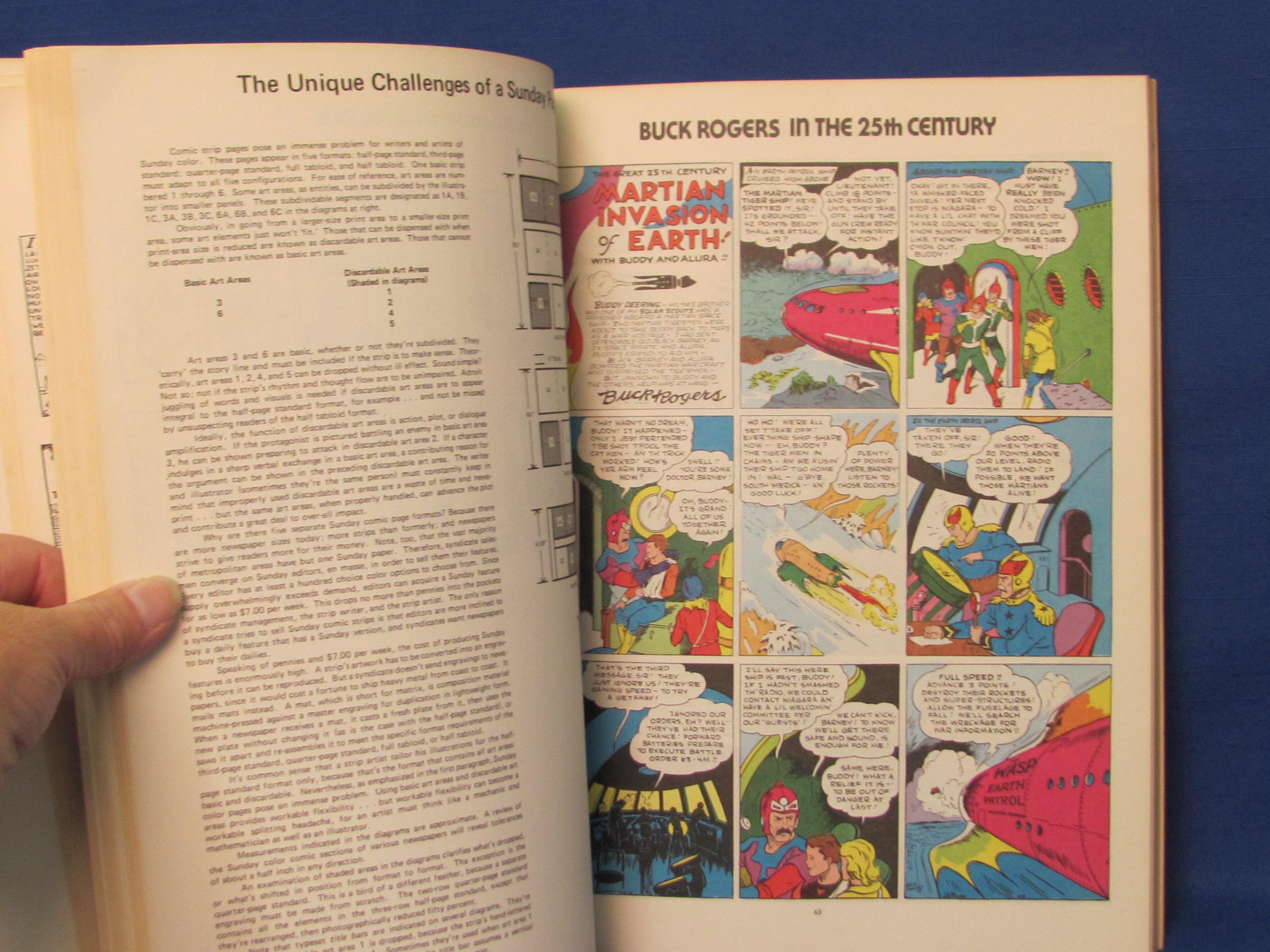 Large Softcover Book “Buck Roger” - Intro by Ray Bradbury – 1977 – Comic Strips