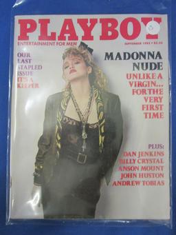 Playboy September 1985 “Madonna Nude” - Last stapled Issue