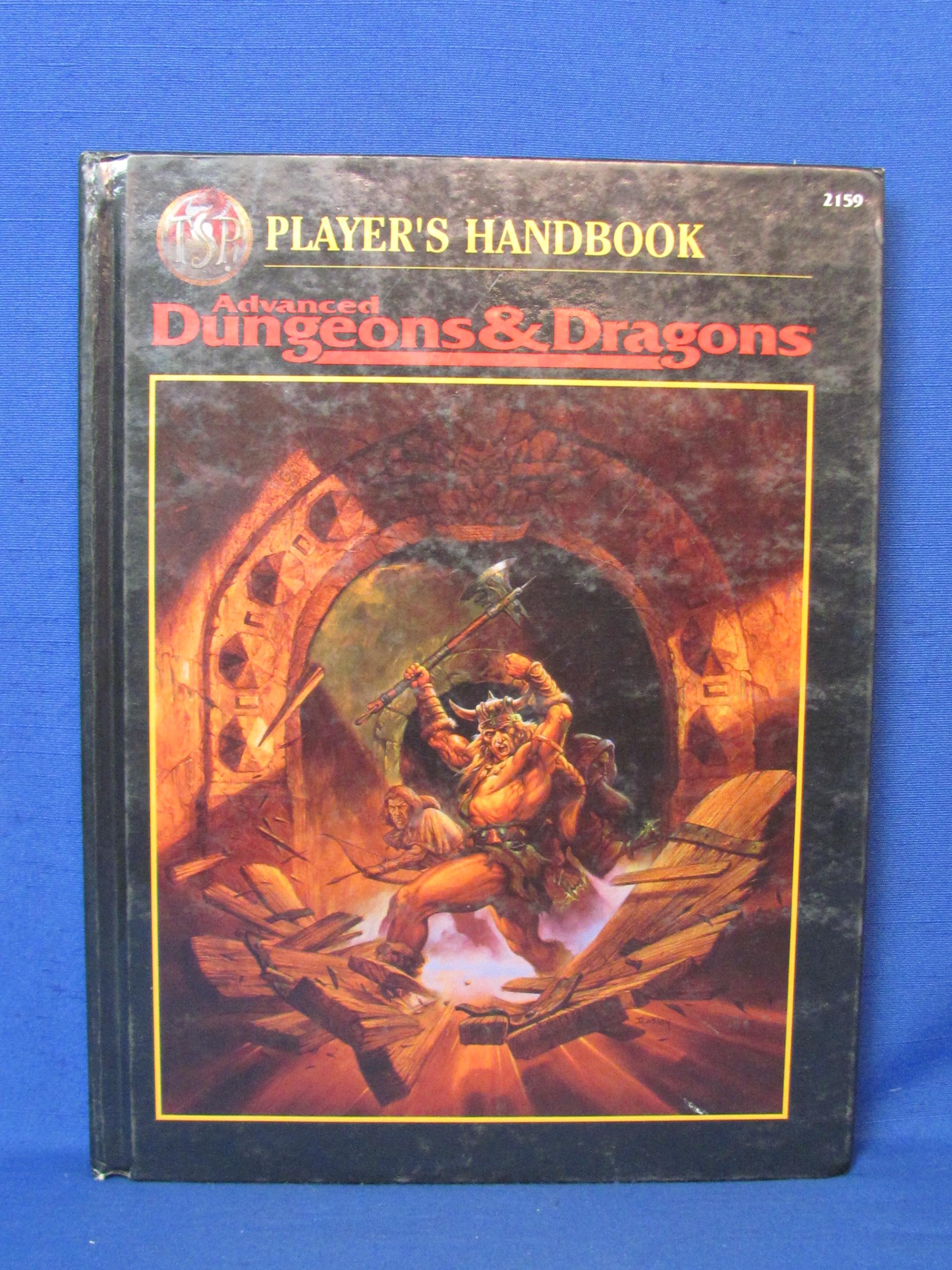 4 Dungeons & Dragons Books: Dragon Lance, Book of Artifacts, Player's Handbook