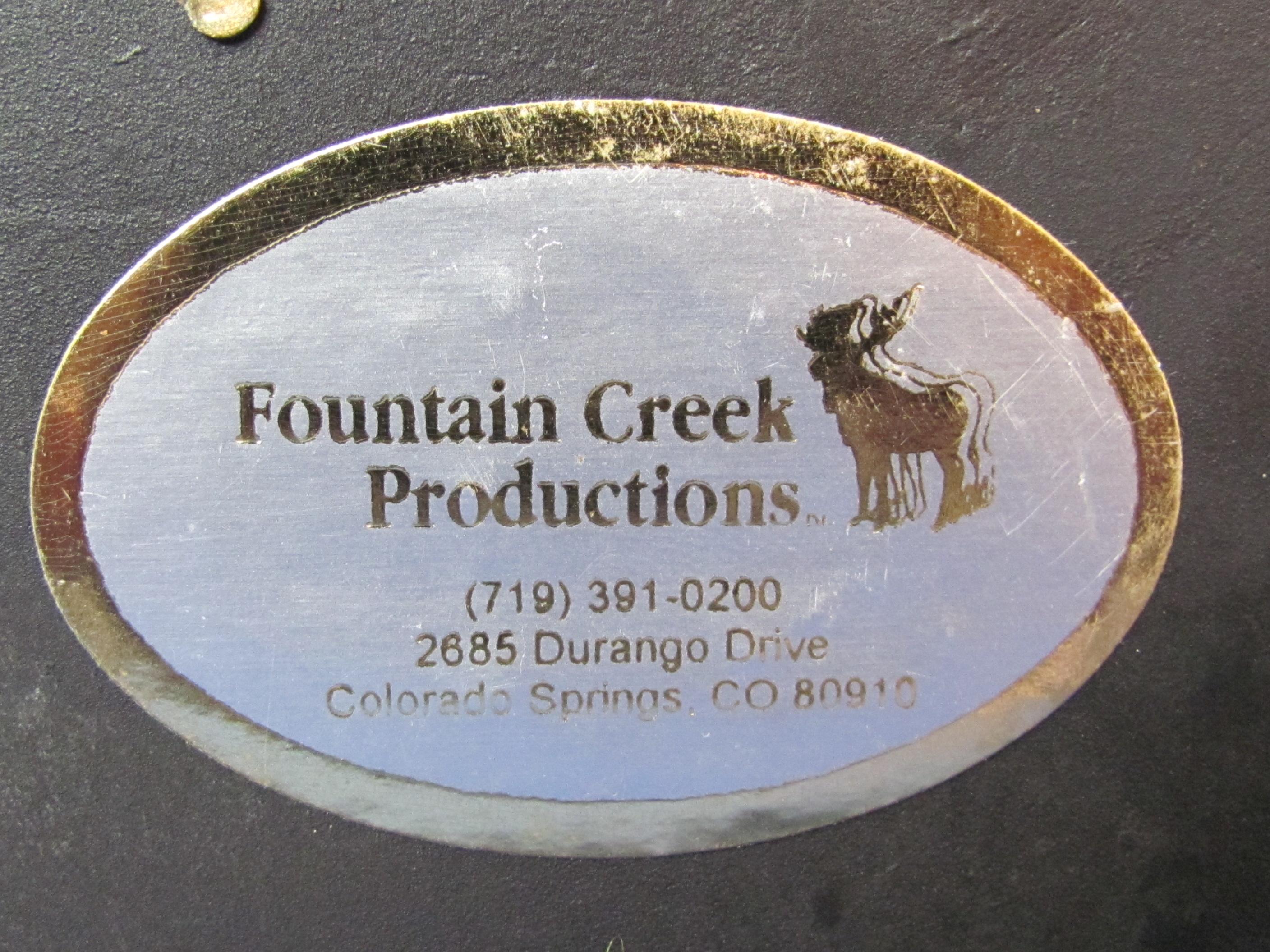 Cast Metal Sculpture of Deer “Wind Shift” by Fountain Creek Productions – 1997