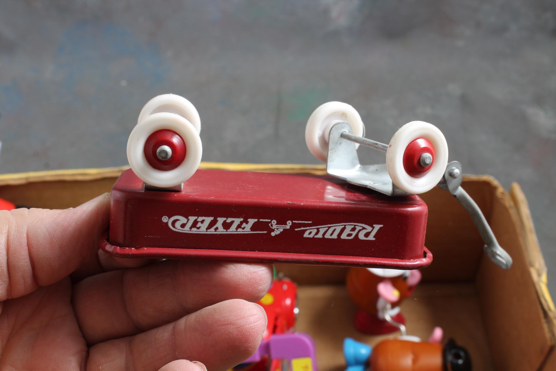 Approx. 3 Pounds Mixture of Toys, plus Die Cast Vehicles, Radio Flyer Wagon