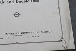 Vintage International Harvester Victor Drills Single and Double Disk Owners Manual