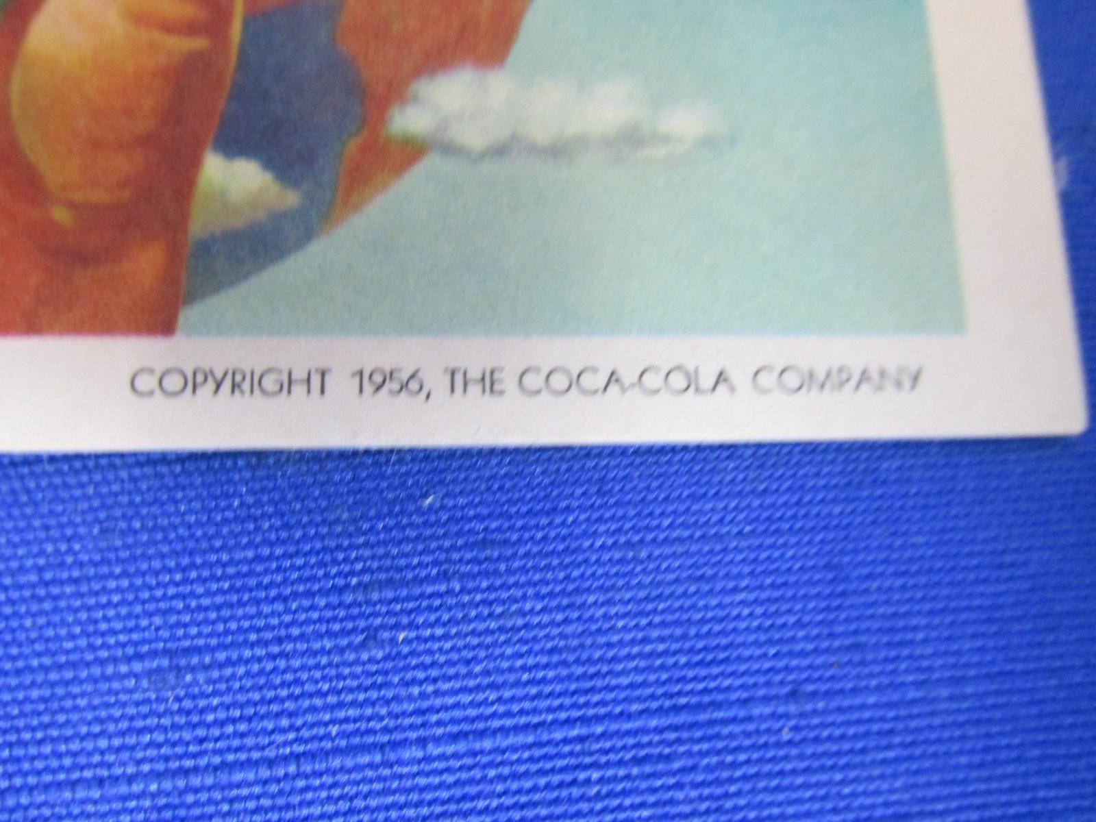 3 Vintage Coca Cola Blotters: 1956 (2 Designs) & 1960